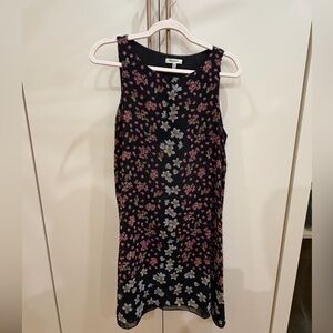 Max Studio Black Dress with Floral Design